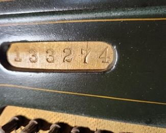 Wellington Upright Piano serial #