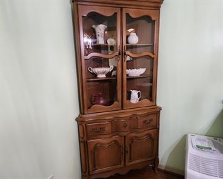 One of 2 Corner Cabinets