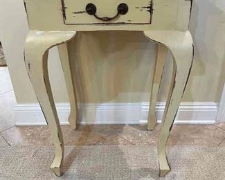 Accent Table with Buttermilk Finish