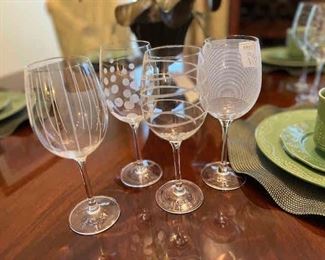 Set 4 Mikasa Wine Glasses