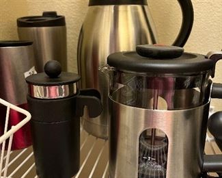 Assorted French Press coffee Makers
Carafe