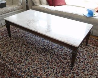 Regency Style marble top coffee Table Brucci?