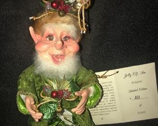 Mark Roberts Elf -  $50.00   -   "Jolly Elf, Small" #51-82104, Limited Edition 431 of 5000.