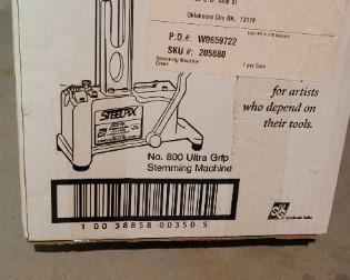 Stemming machine in original box