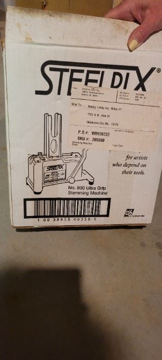 Stemming machine in original box