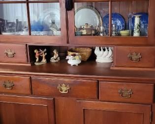 Some of the goodies in the hutch