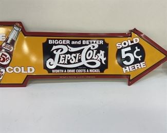 Pepsi Cola Metal Arrow