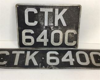 Vintage Foreign Tags