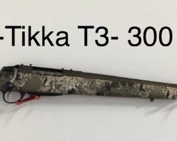 Beretta -Tikka T3 - 300 WIN MAG