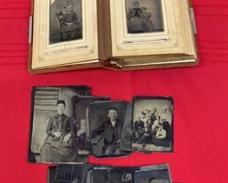 1800s Tin Type Photos Lots
