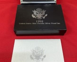 1992 Mint Premier Silver Proof Set