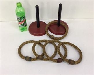 Antique Ring Toss Game