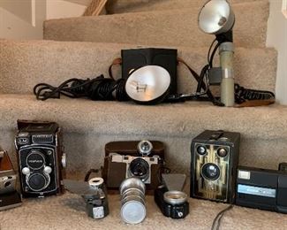 Cameras + Vintage LM Yashica Mat
