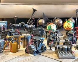 Unusual Collection of Figural Metal Pencil Sharpeners