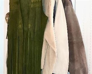 Leather Fringed Vest, Suede Jackets