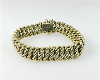 44.3 Grams Heavy Fine 14K Yellow Gold 7.5" Bracelet