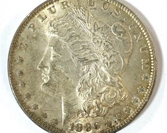 1886 Morgan Silver Dollar 26.73g of .900 Silver 