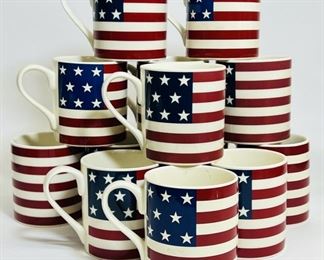 Vintage Lauren Ralph Lauren HamptonÕs Flag Coffee Mugs