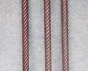 FAncy Wood Curtain Rods with leaf ends