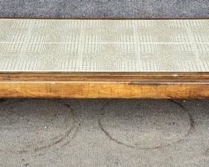 Mid Century Asian Style Tile Top Coffee Table