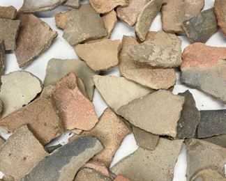 Ancient Pottery Fragments Artifacts 