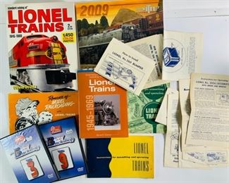 Assortment of Lionel Trains How To Booklets - Instructions for Assembling and Operating Lionel Trains, Romance of Model Railroading With Lionel Trains, Greenbergs Repair and Operating Manual For Lionel Trains, Standard Catalog of Lionel Trains And More