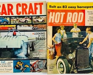 July 1955 Hot Rod Magazine and Sept 1962 Car Craft Magazine -