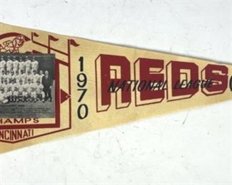 1970 Cincinnati Reds National League Champions Flag 