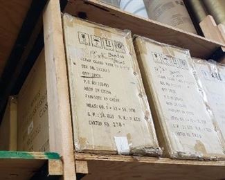 Many of these very large cylinder glass vases