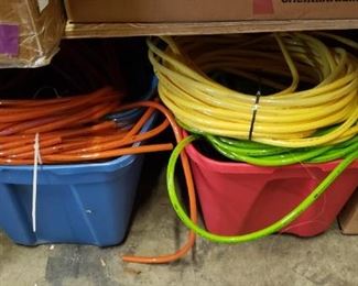 Misc. plastic tubing in fun colors