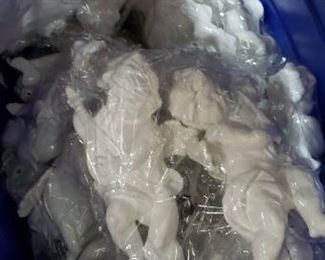 White plastic cherubs, lots