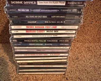 Group of CDs #5 including Carl Weathersby and Iron Butterfly