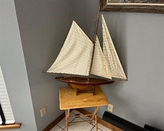 Three masted schooner. 