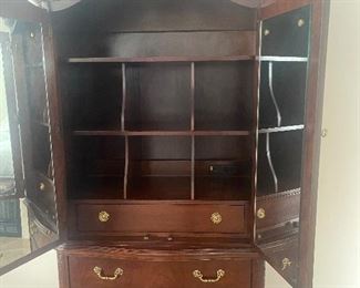 Inside photo of armoire