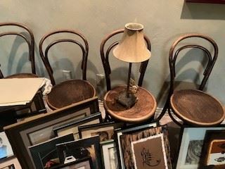 Four Vintage Sitting Chairs
