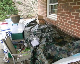 Several totes of tupperware