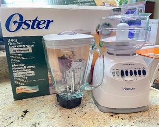 Oster 12 speed blender with food processor, $32