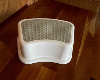 Plastic step stool, 12"W x 5"H,  $6