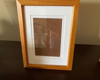 Light wood picture frame, 4x6,  was $4, NOW $3