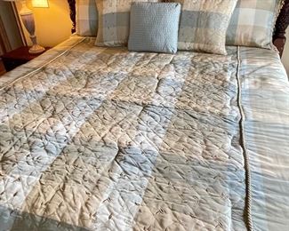 King quilt and pillows,  was $75, NOW $48