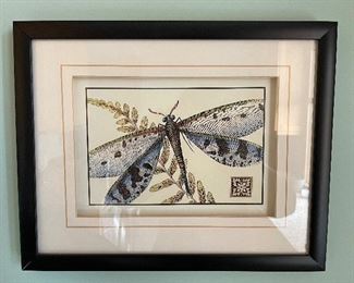 Dragonfly print #1, 15" x 12",  $20