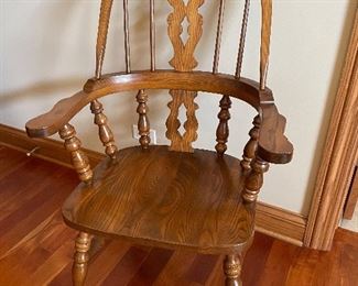 Vintage wooden chair,  25"W x 19"D x 42"H,  was $30, NOW $20