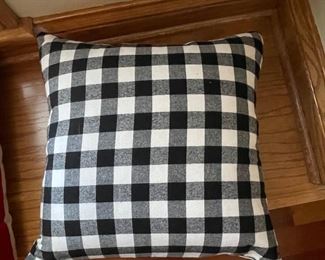 Additional view of back of God Bless America Pillow