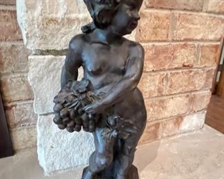 Large  resin statue, 7"W x 16"H,   $24