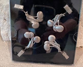 Cherry tablecloth weights,  $5