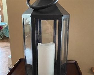 Black Lantern  7"W x 15"H,  $16