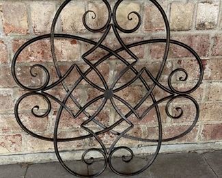 Bronze metal wall decor, 23" x 23",  was $20, NOW $14