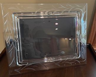 Etched Glass frame, 8" x 10",  $10