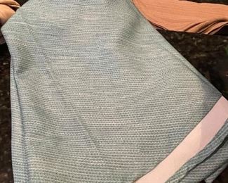 72" round turquoise tablecloth,  $7