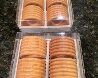 Set of 8 napkin rings,  was $5, NOW $4